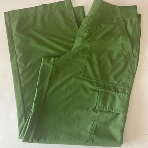 Athleta Green Wide Leg cargo Pants
